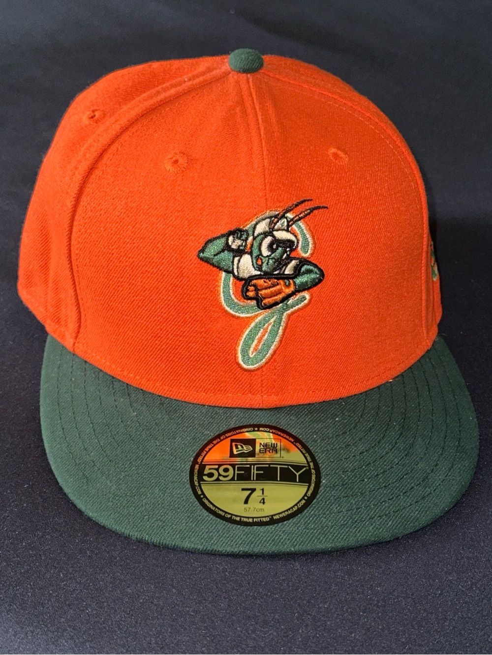 Greensboro Grasshoppers Fitted Hat - Size 7 1/4